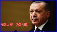 Cumhurbaşkanı Erdoğan’ın Kültür ve Turizm Bakanlığı Özel Ödülleri Töreninde Konuşması 10.1.2019